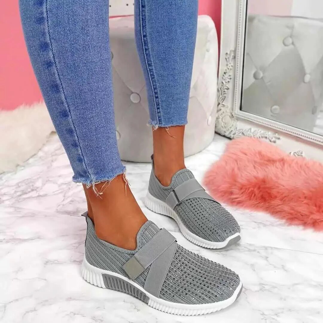Damen Sneaker – Sportliche Klettverschluss-Sneaker für Freizeit & Alltag