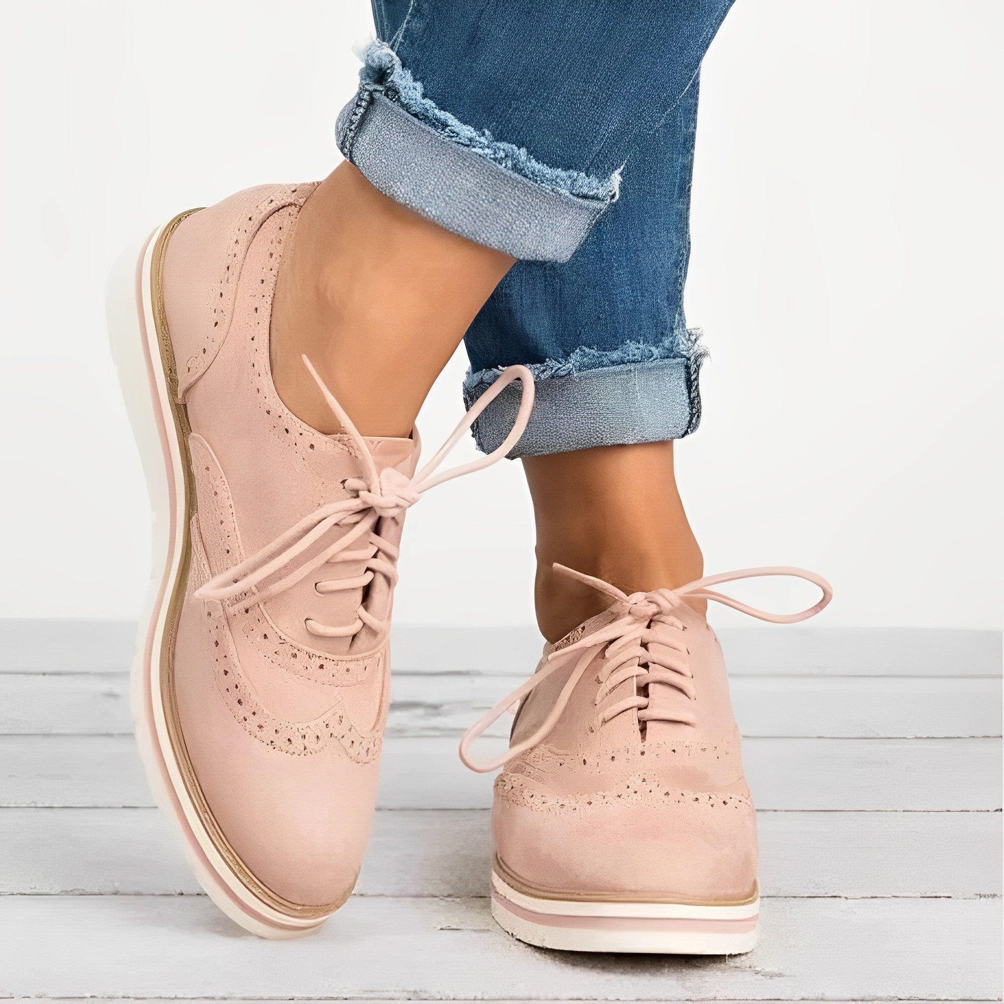Sloane - Oxford Schnürschuhe mit Ausschnitt