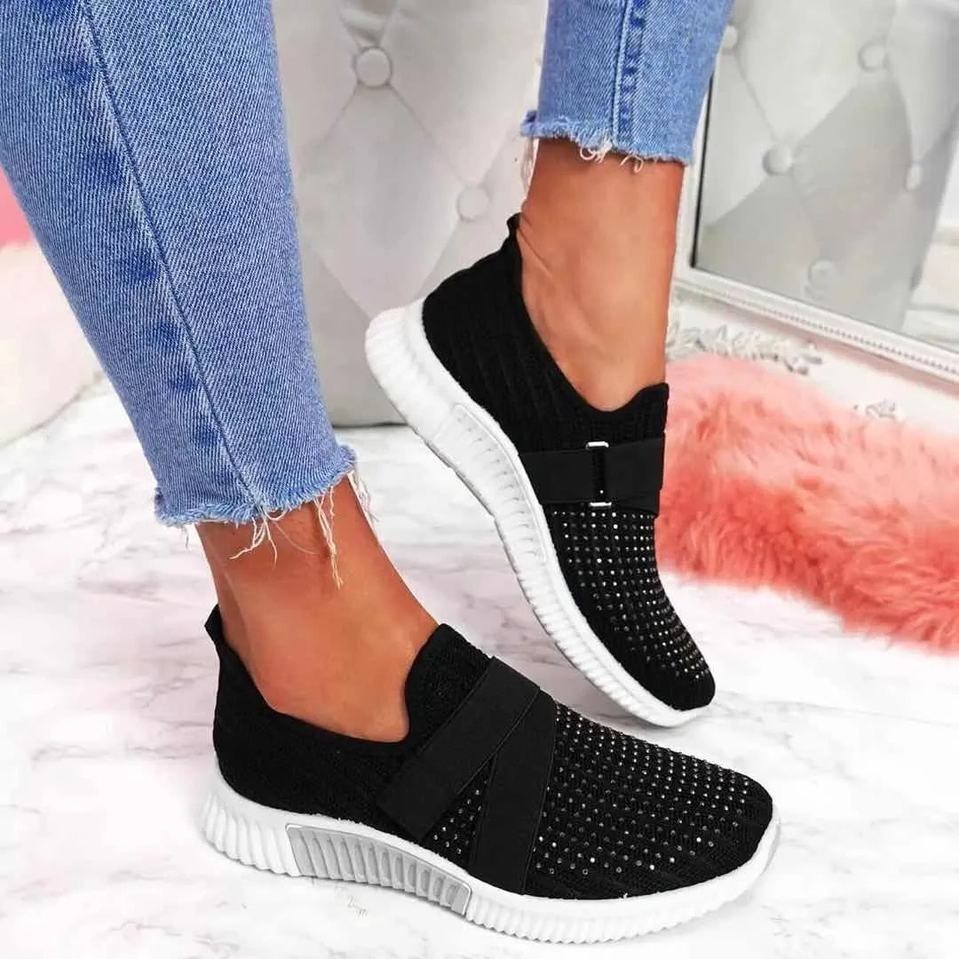 Damen Sneaker – Sportliche Klettverschluss-Sneaker für Freizeit & Alltag