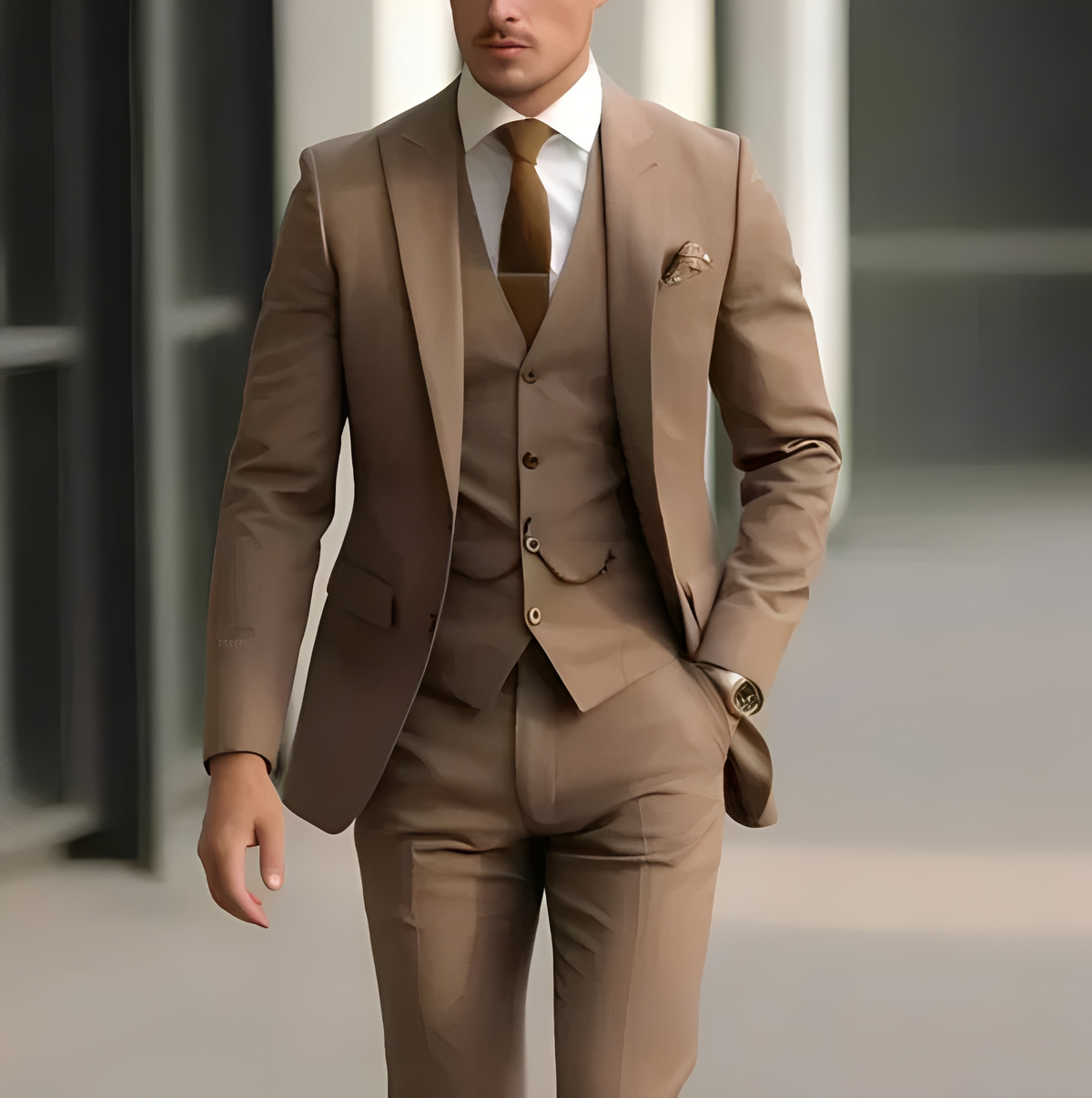 Abenner - Eleganter Dreiteiler-Anzug
