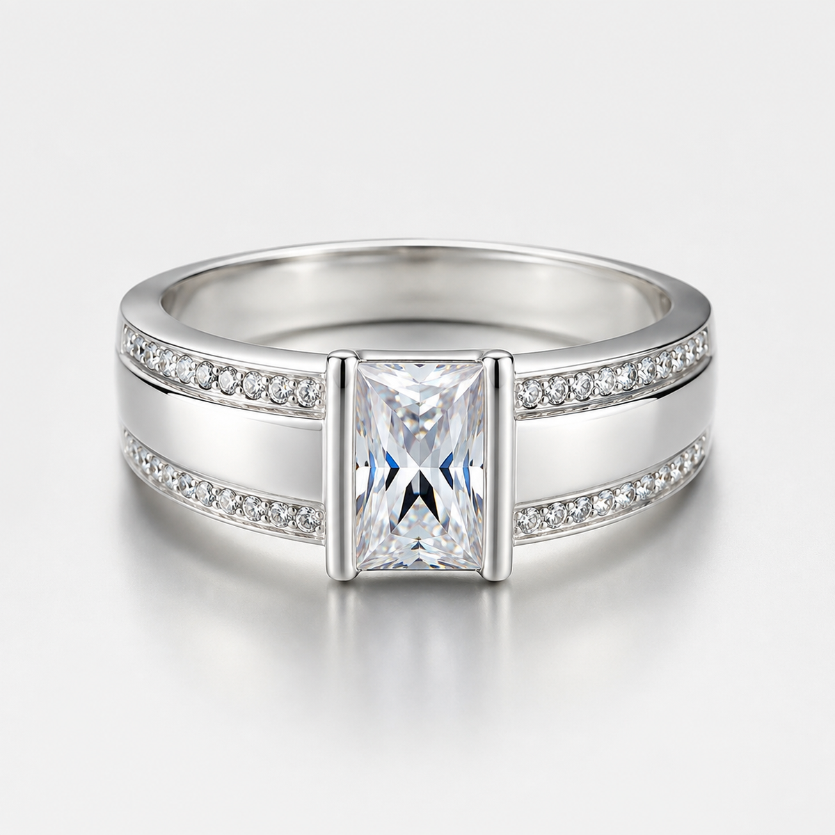 Vivienne – Vintage-Ring mit eingearbeitetem Kristall