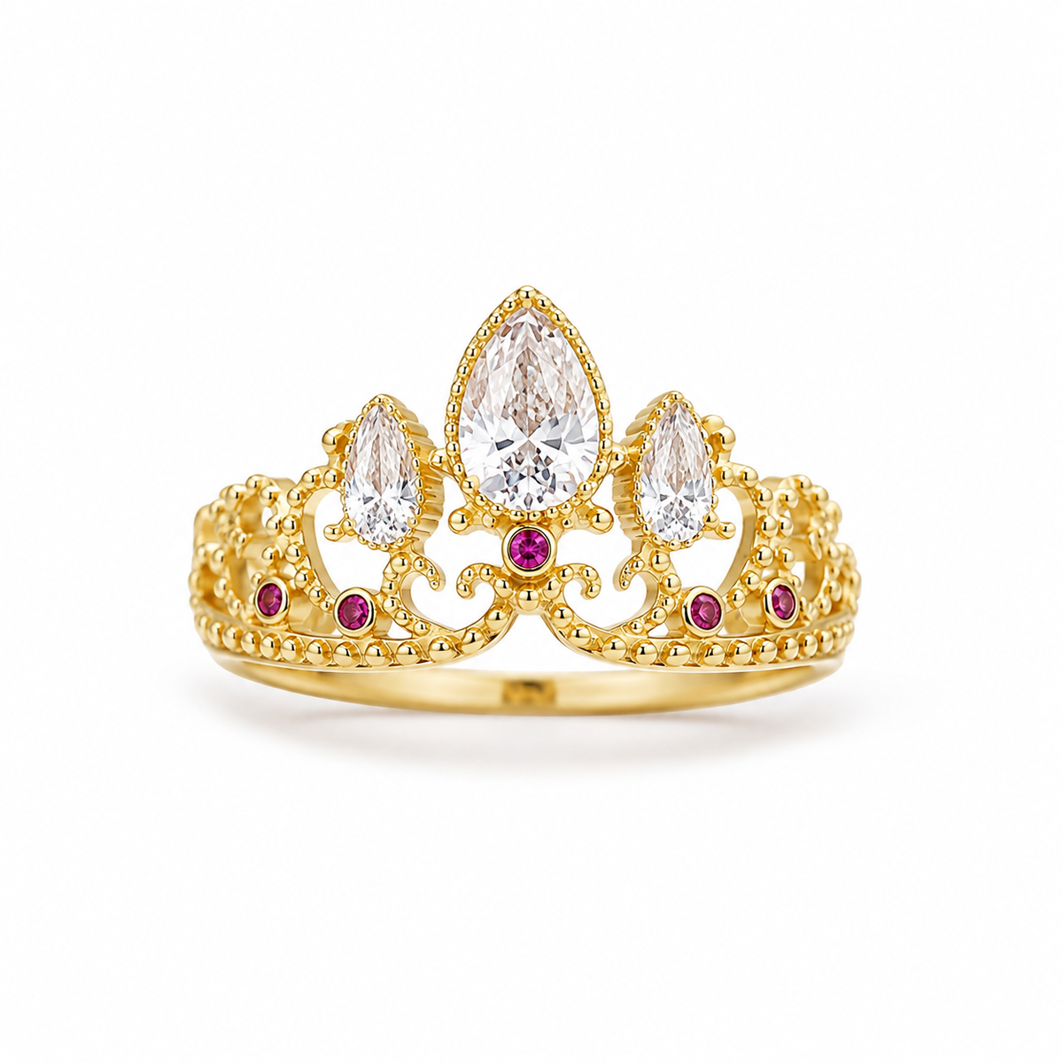 Krone Rapunzel Ring - Der goldene Krone-Ring von Rapunzel