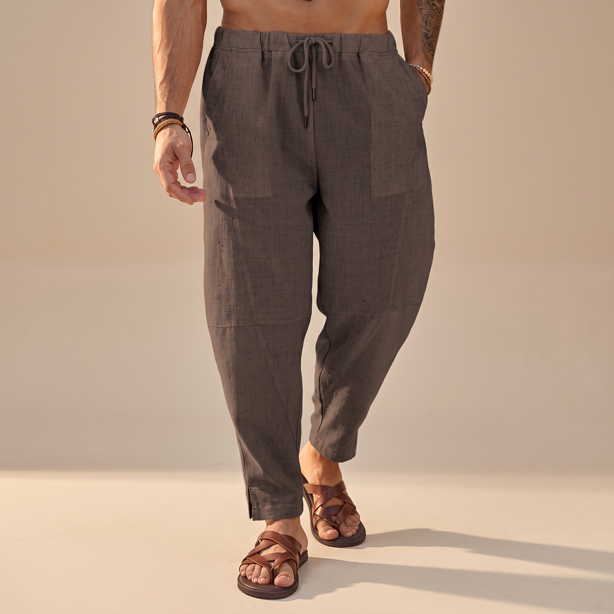 Abel - Weit geschnittene Strandhose