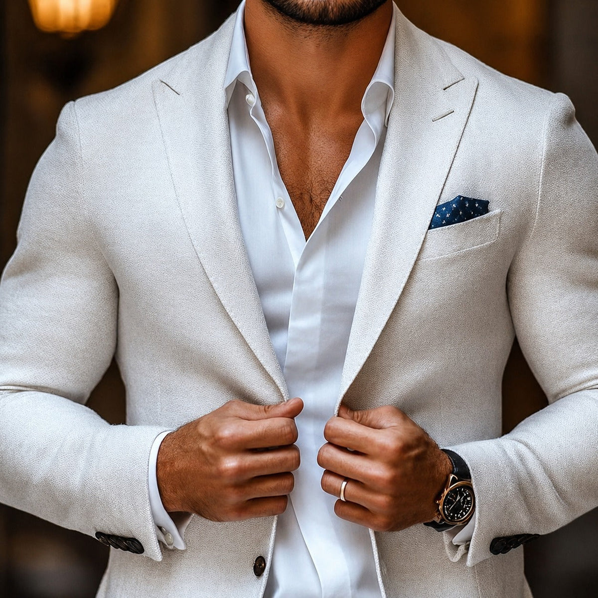 Loui - Eleganter Blazer mit Revers und zwei Knöpfen