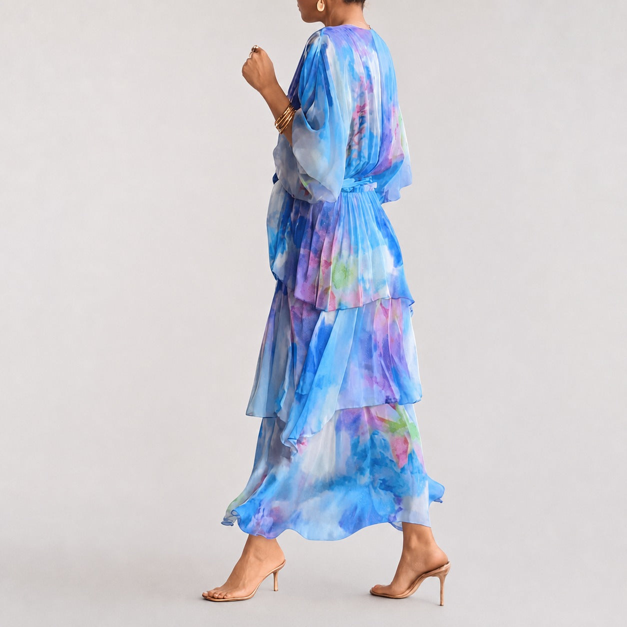 Denise - Elegantes Kleid mit mehreren Lagen