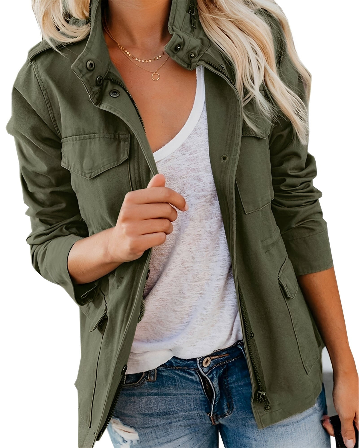 Elodie - Modische Jacke mit Taschen