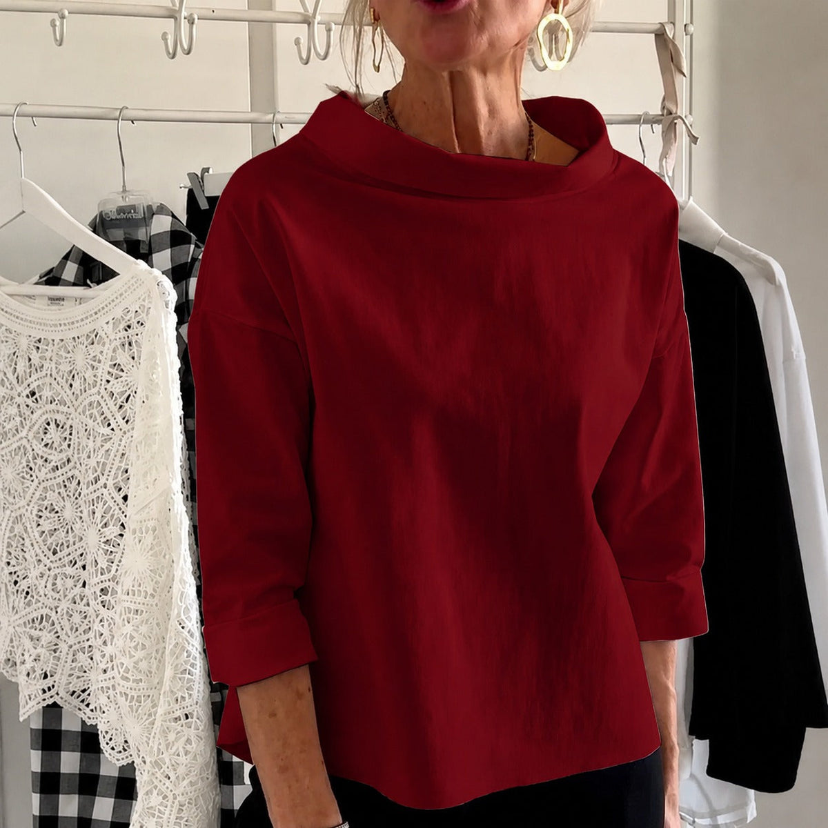 Sofia - Elegantes Damenoberteil mit lockerer Passform