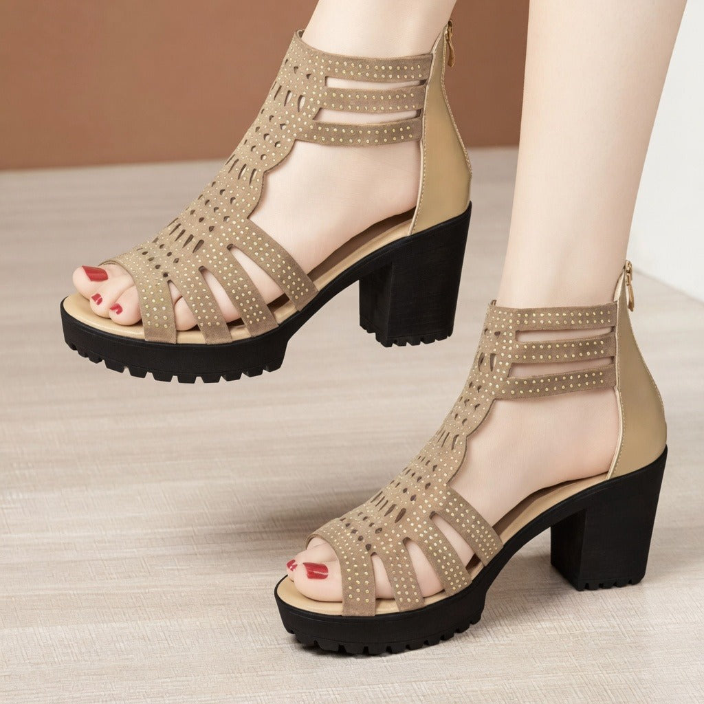 Krishan - Elegante Sandalen mit Absatz