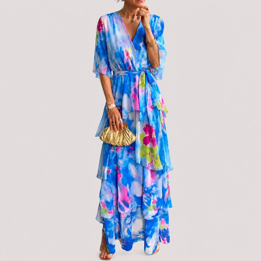 Denise - Elegantes Kleid mit mehreren Lagen