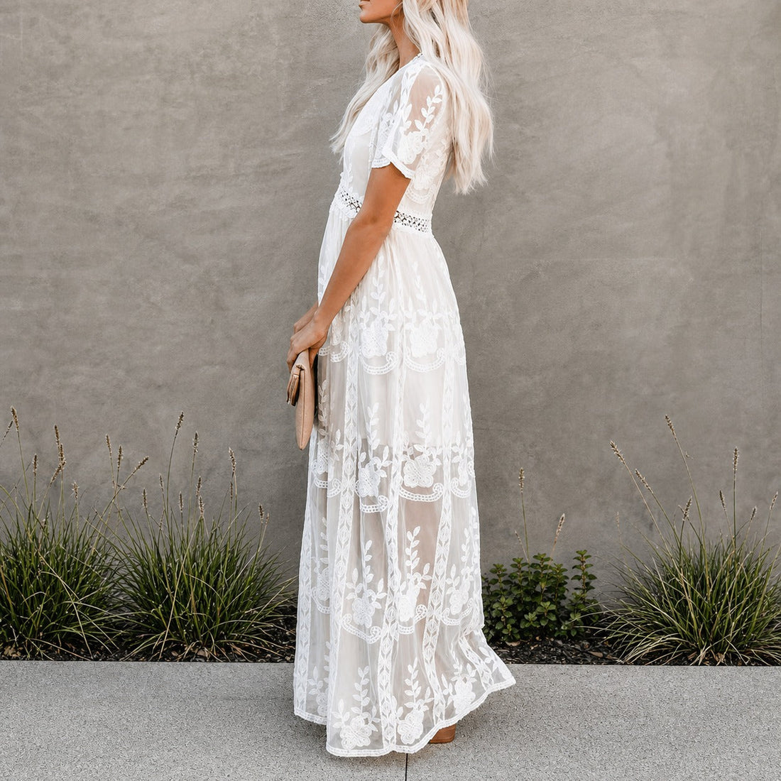 Alison - Elegantes Maxikleid aus leichtem Stoff