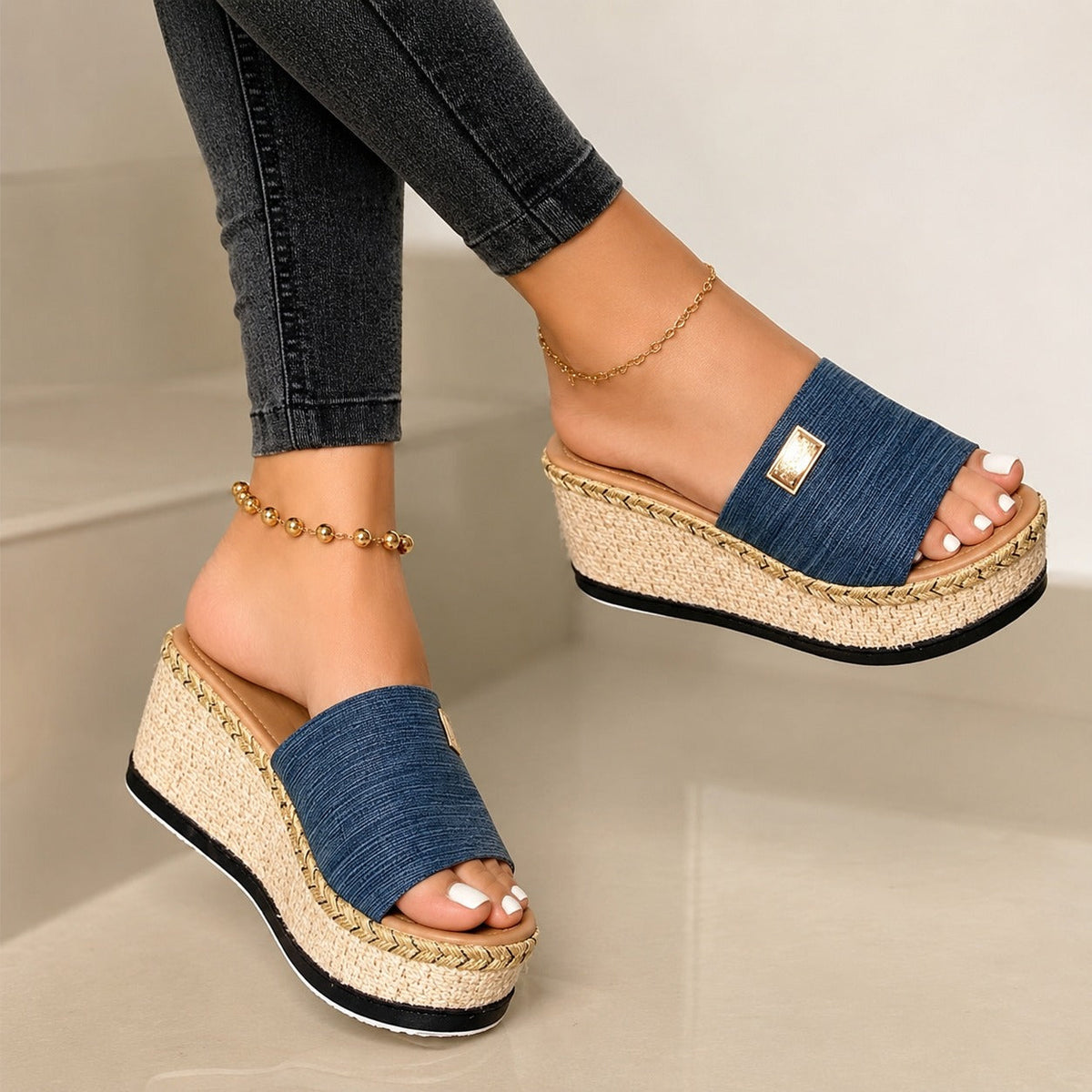 Camilla - Schicke hohe Plattform-Sandalen