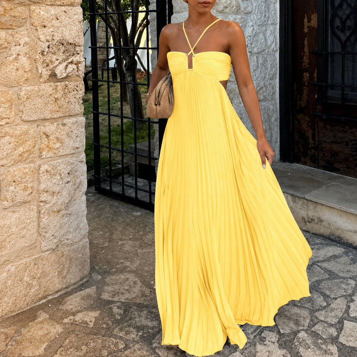 Inaya - Elegantes Maxi-Sling-Kleid