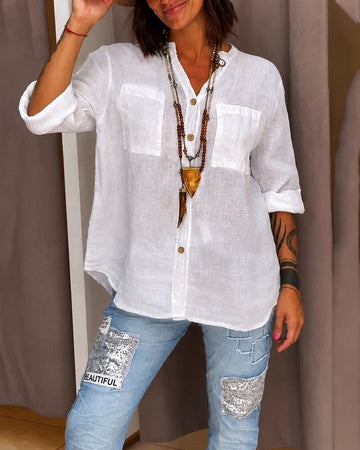 Farrah - Locker geschnittenes, bequemes Shirt