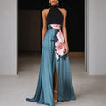 Annie - Ärmelloses Maxikleid mit Blumenmuster