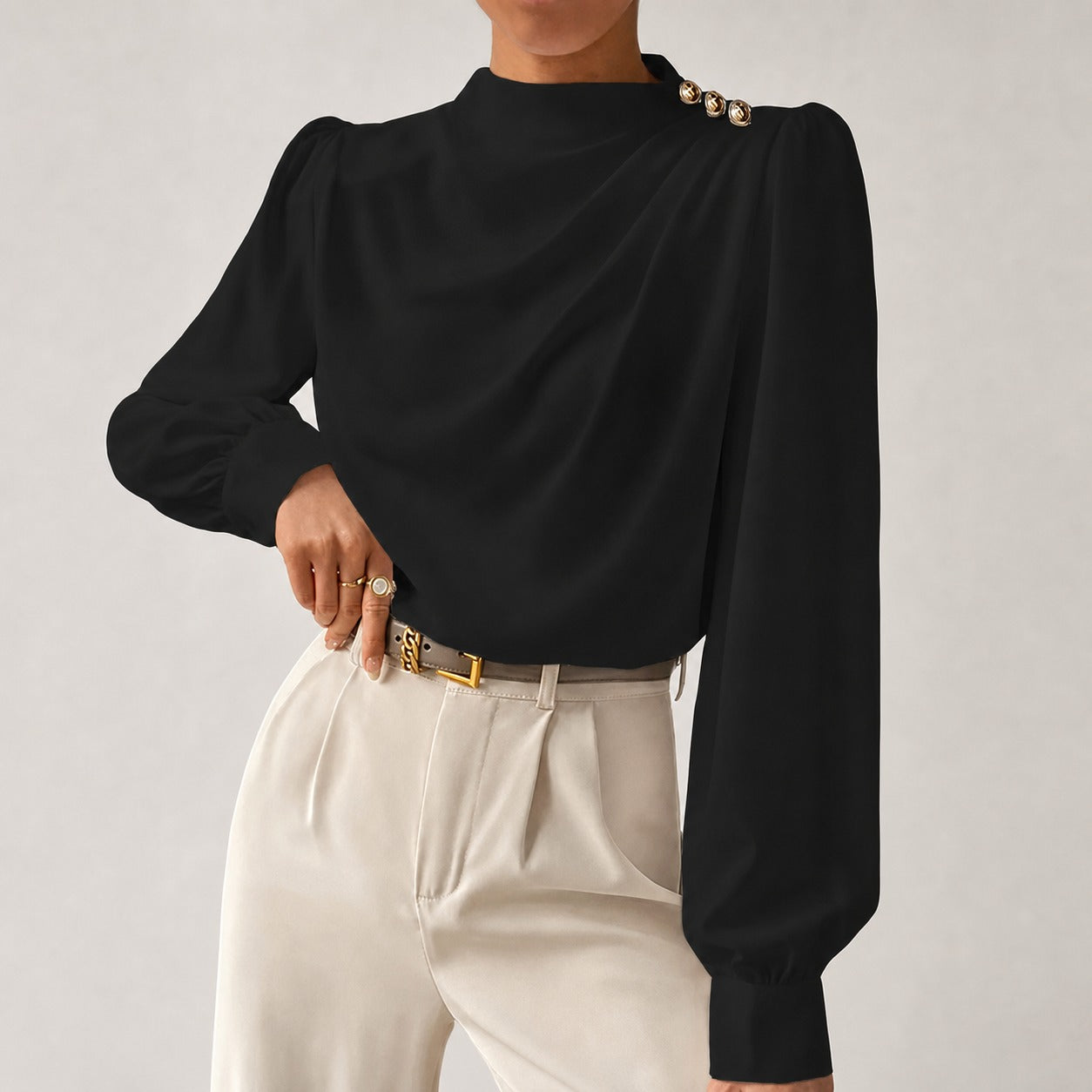 Susan - Schicke Bluse mit Bequemer Passform