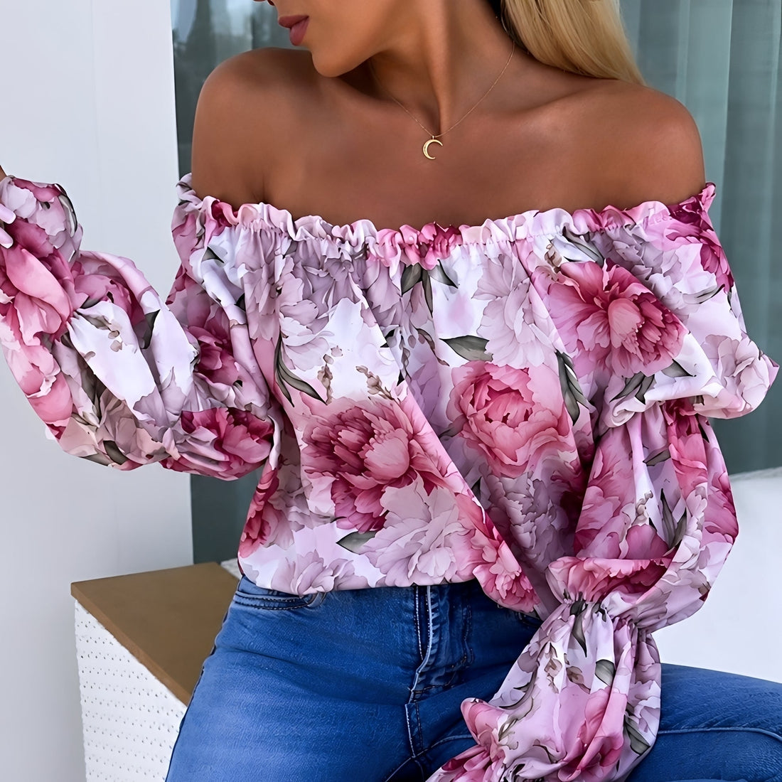 Priya - Modische Bunte Bluse