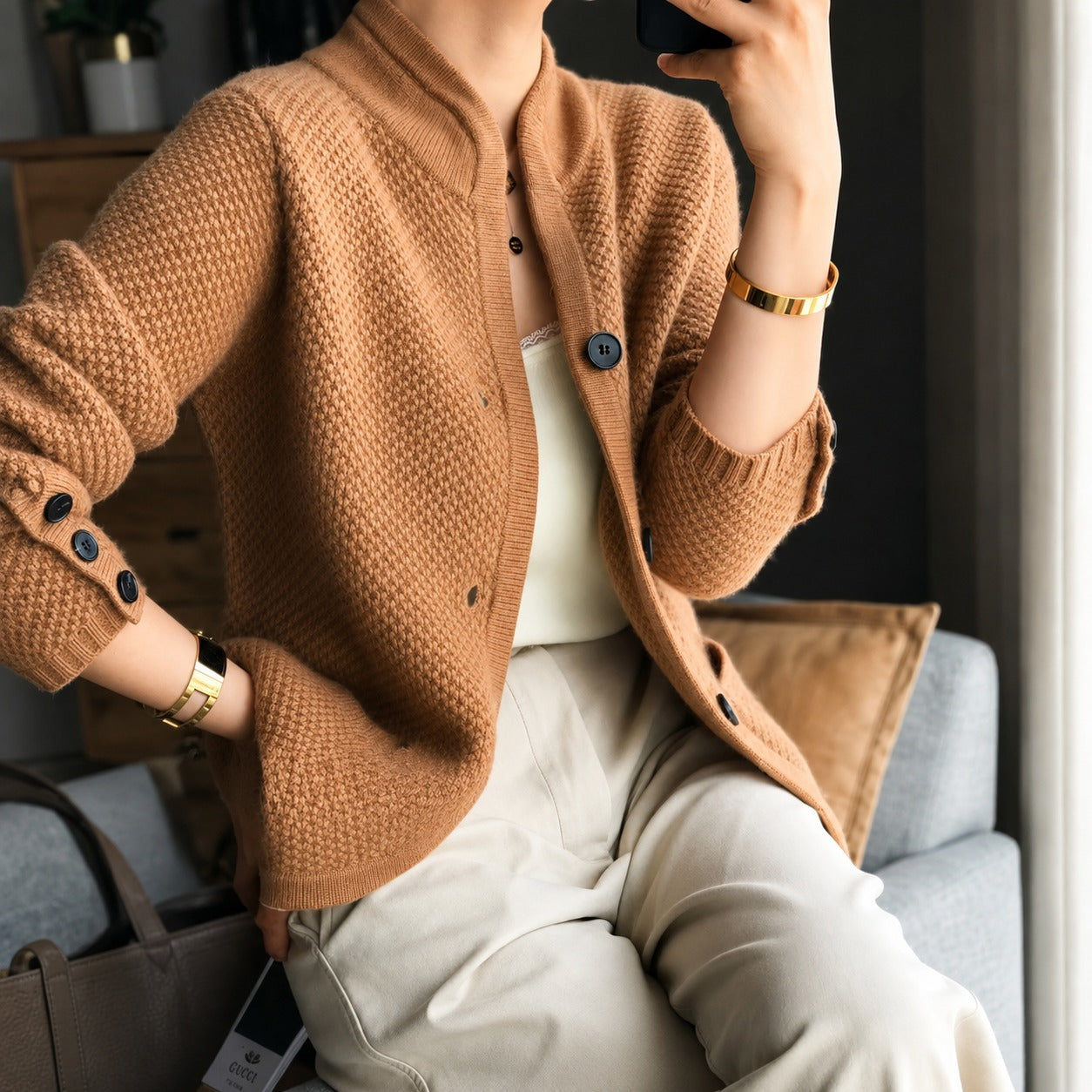 Edda - Komfortabler Cardigan mit Knöpfen