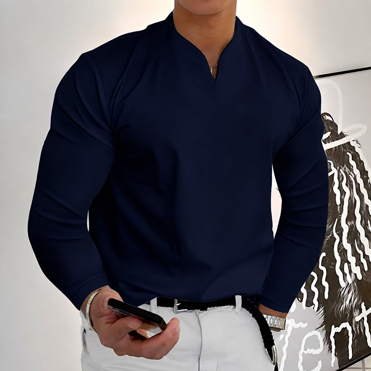 Corentin - Elegantes Herrenhemd mit langen Ärmeln