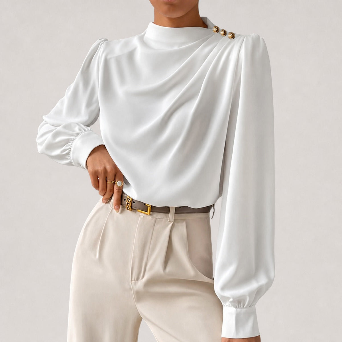 Susan - Schicke Bluse mit Bequemer Passform