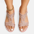Louis - Stylische Keilsandalen mit Blumendesign