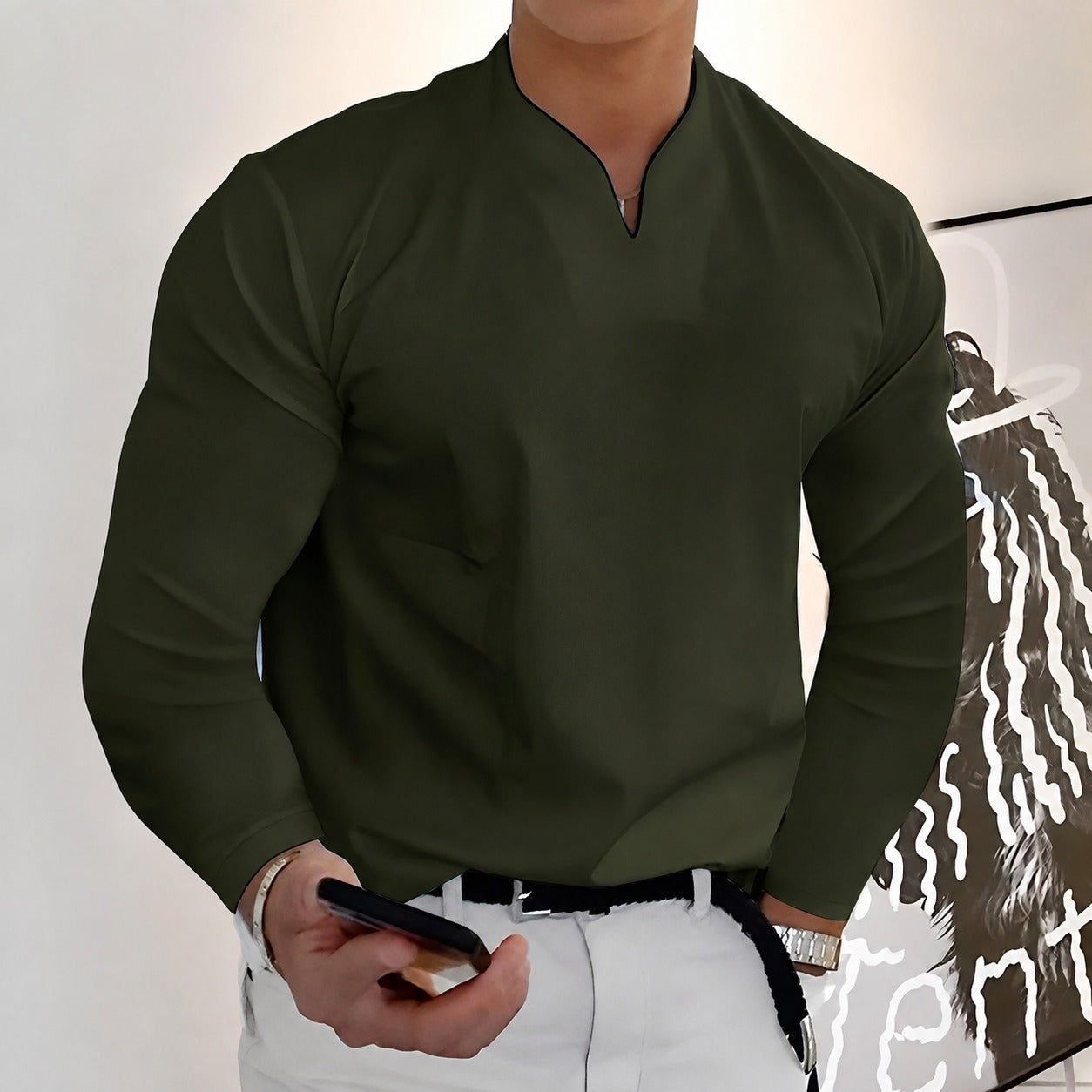 Corentin - Elegantes Herrenhemd mit langen Ärmeln