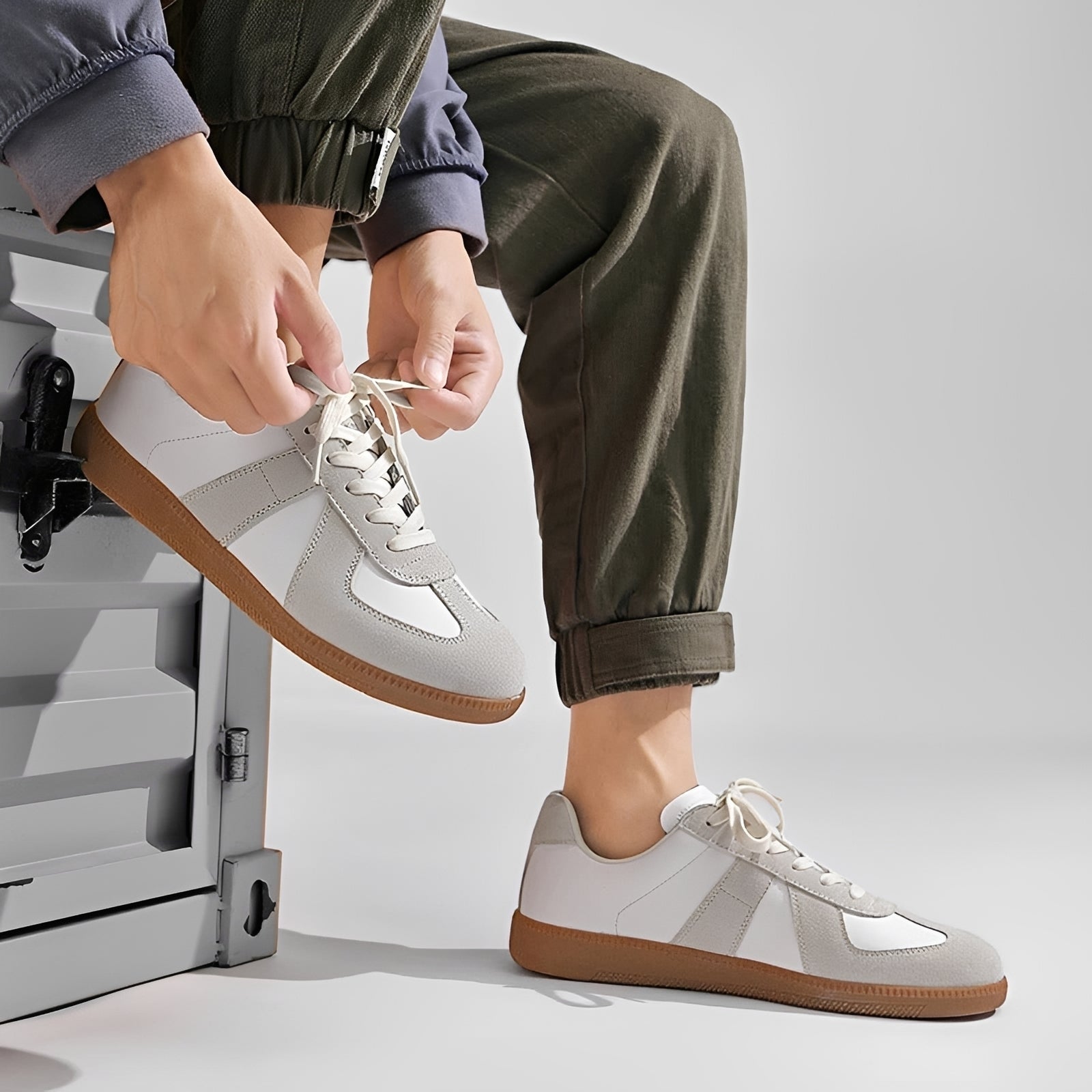 Gino - Bequeme Herrensneaker mit komfortabler, dicker Sohle