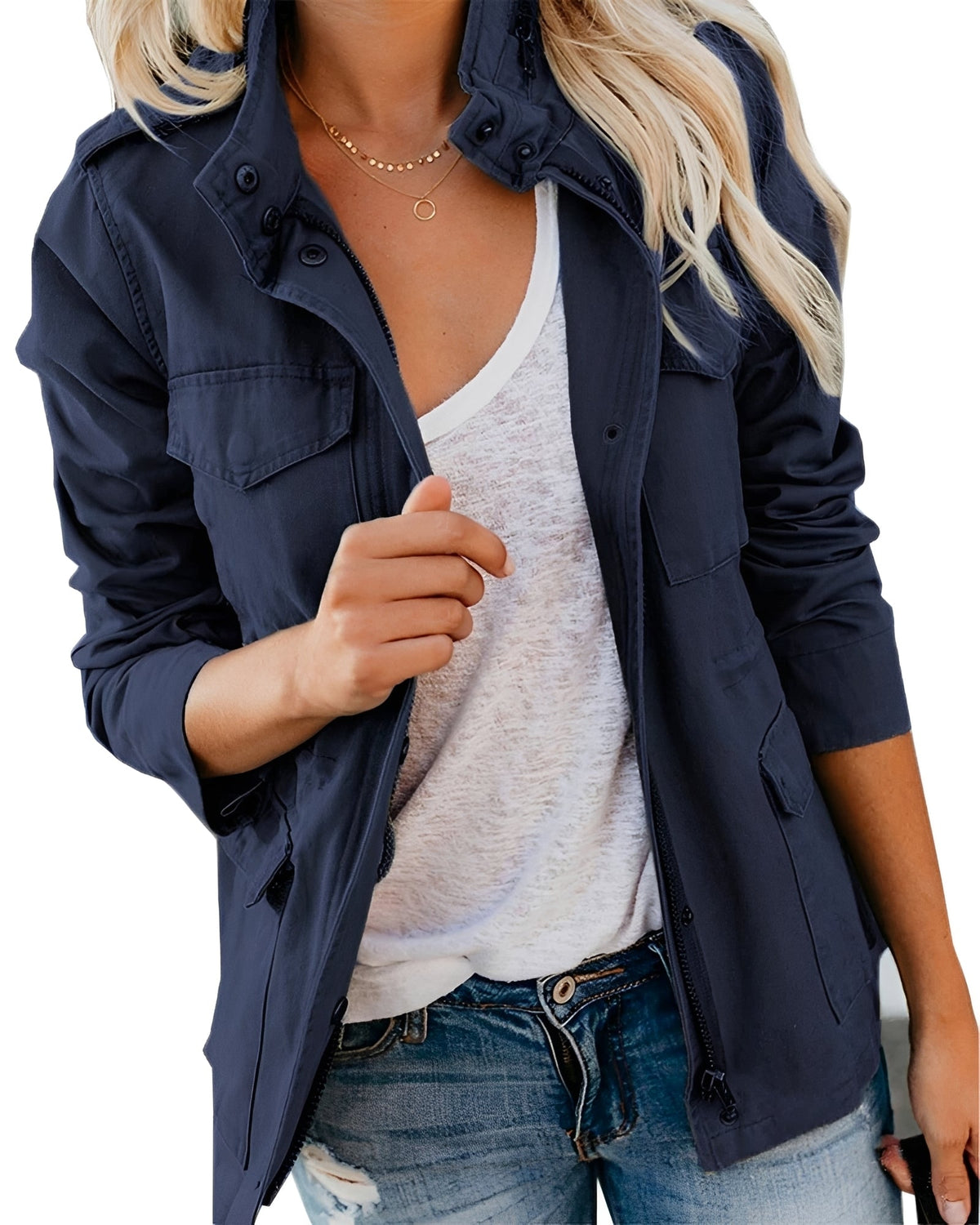 Elodie - Modische Jacke mit Taschen