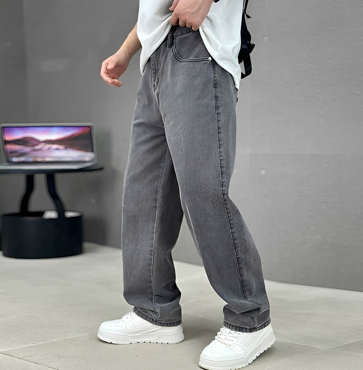 Garza - Weit geschnittene Gerade Jeans
