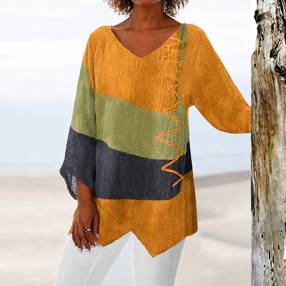 Eli - Leichte Bluse mit schmeichelndem Schnitt an der Taille