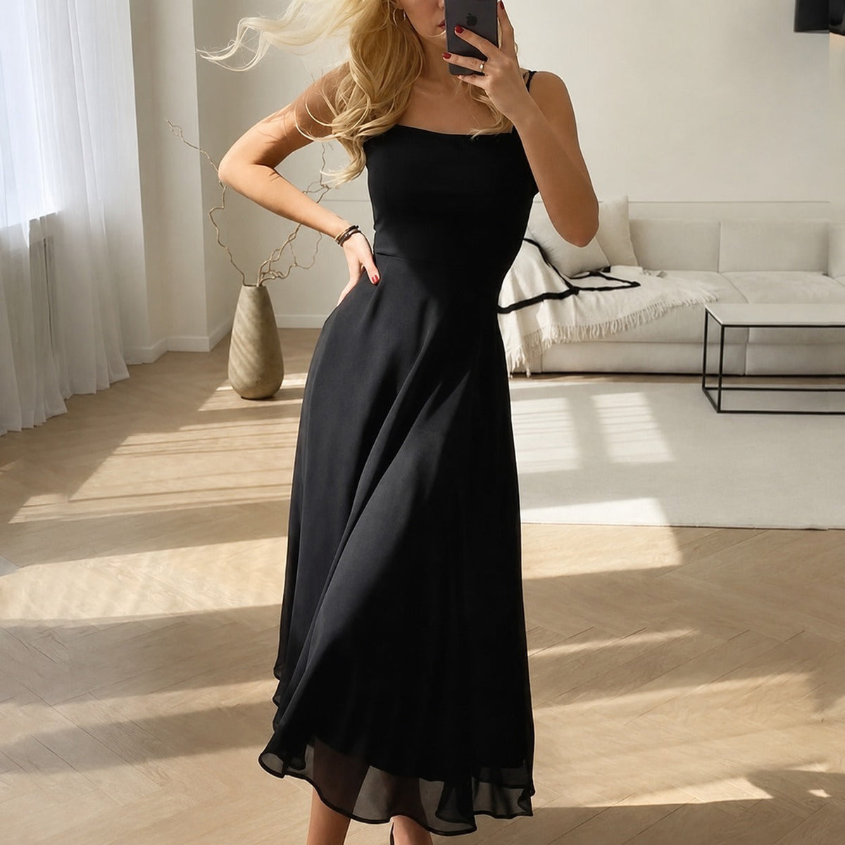 Eva - Stilvolles Trägerkleid