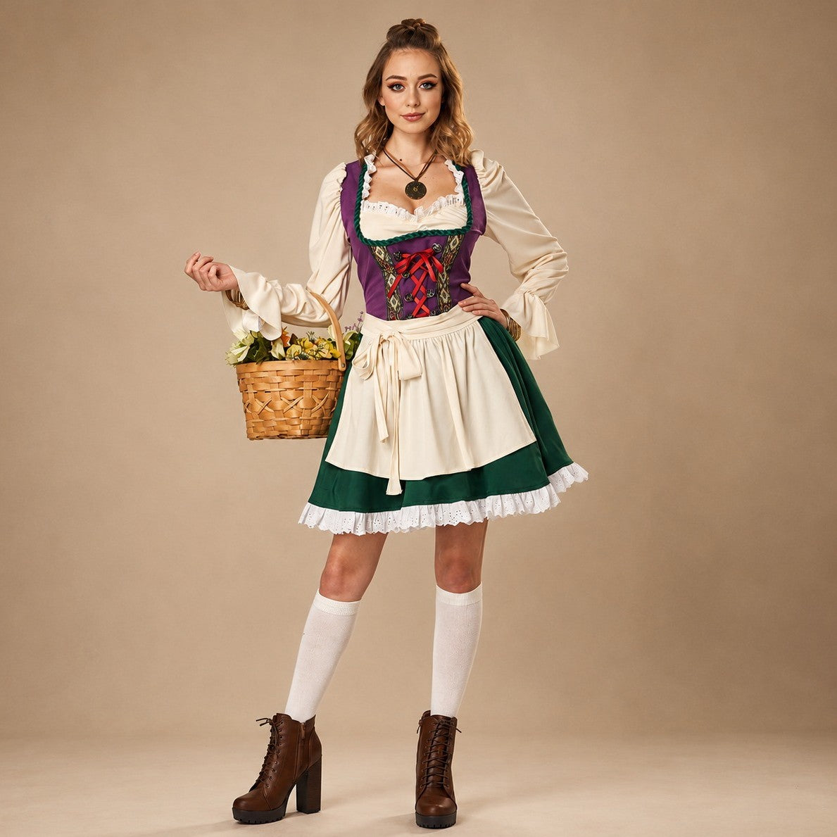 Eleanor - Festliches Oktoberfest-Kleid mit kulturellen Details