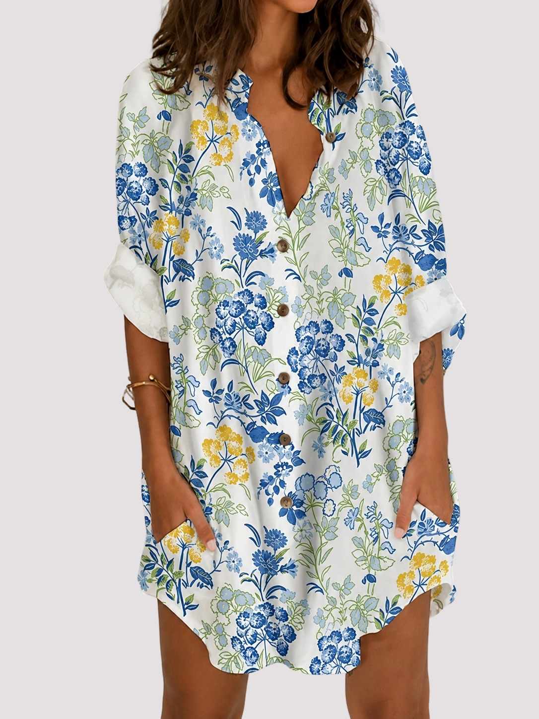 Esha - Edles Langarmkleid