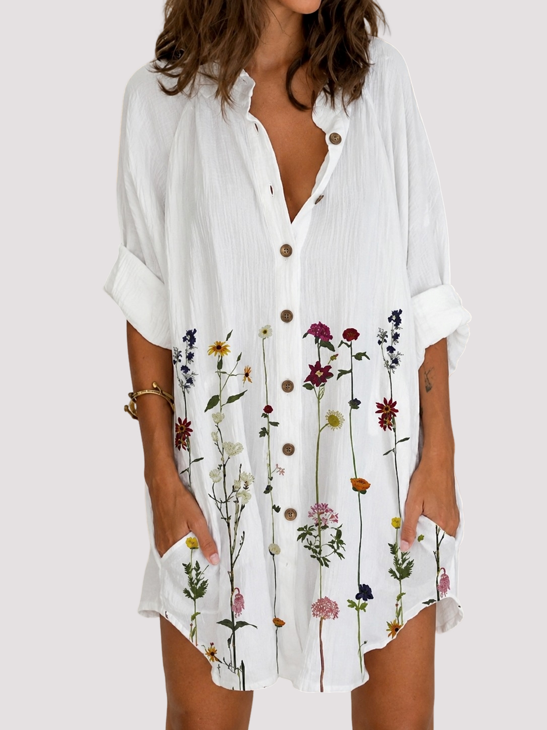 Esha - Edles Langarmkleid