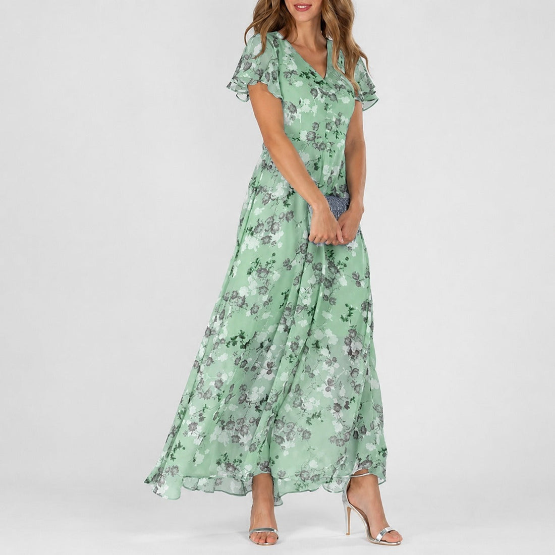 Lea - Ein vielseitiges Midikleid mit floralem Print für jede Gelegenheit