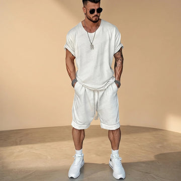 Alan - Lässiges Hemd-Shorts-Set