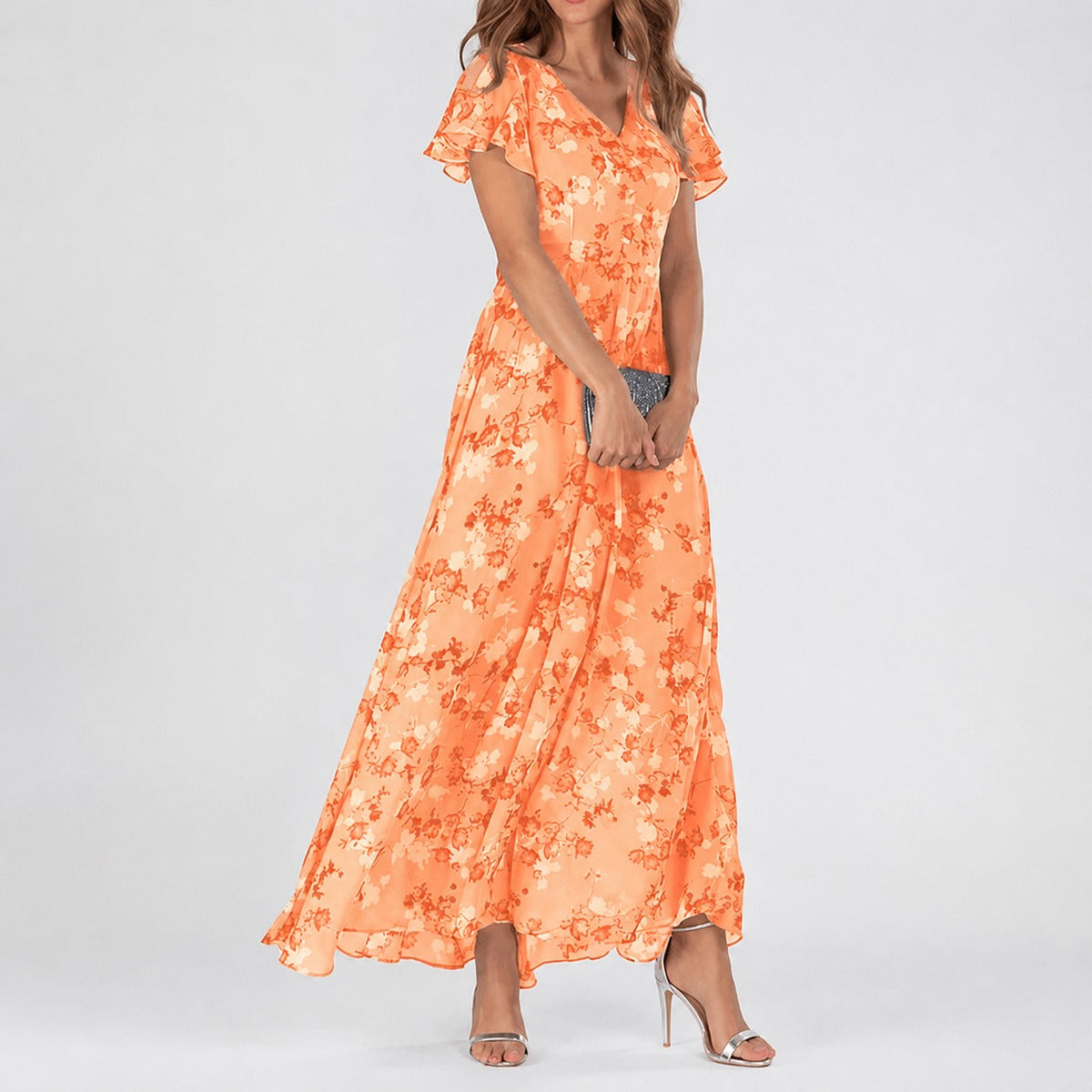 Lea - Ein vielseitiges Midikleid mit floralem Print für jede Gelegenheit