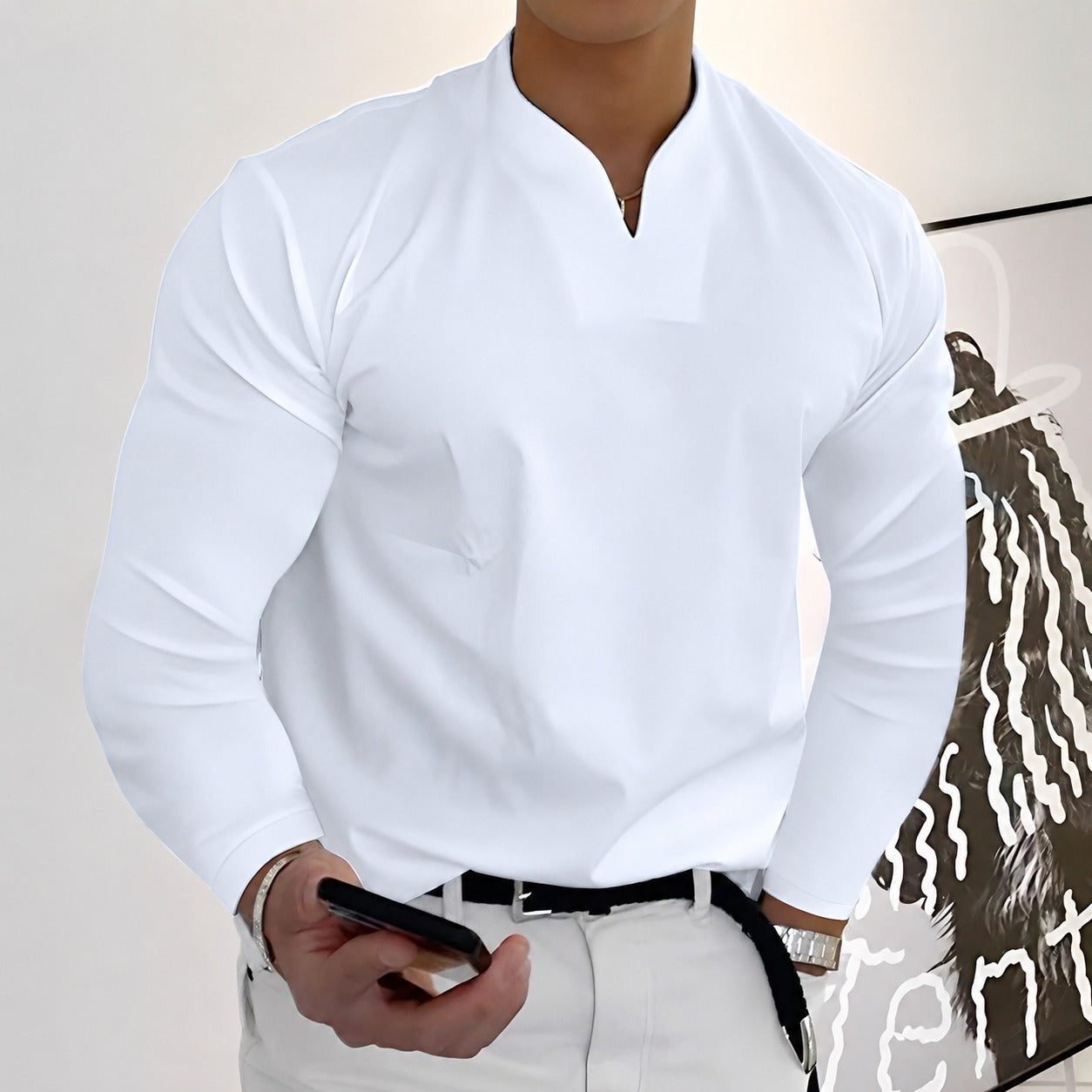 Corentin - Elegantes Herrenhemd mit langen Ärmeln