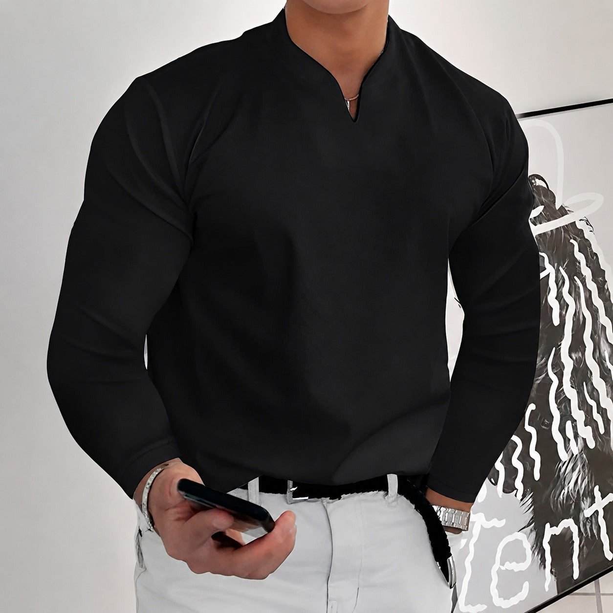 Corentin - Elegantes Herrenhemd mit langen Ärmeln