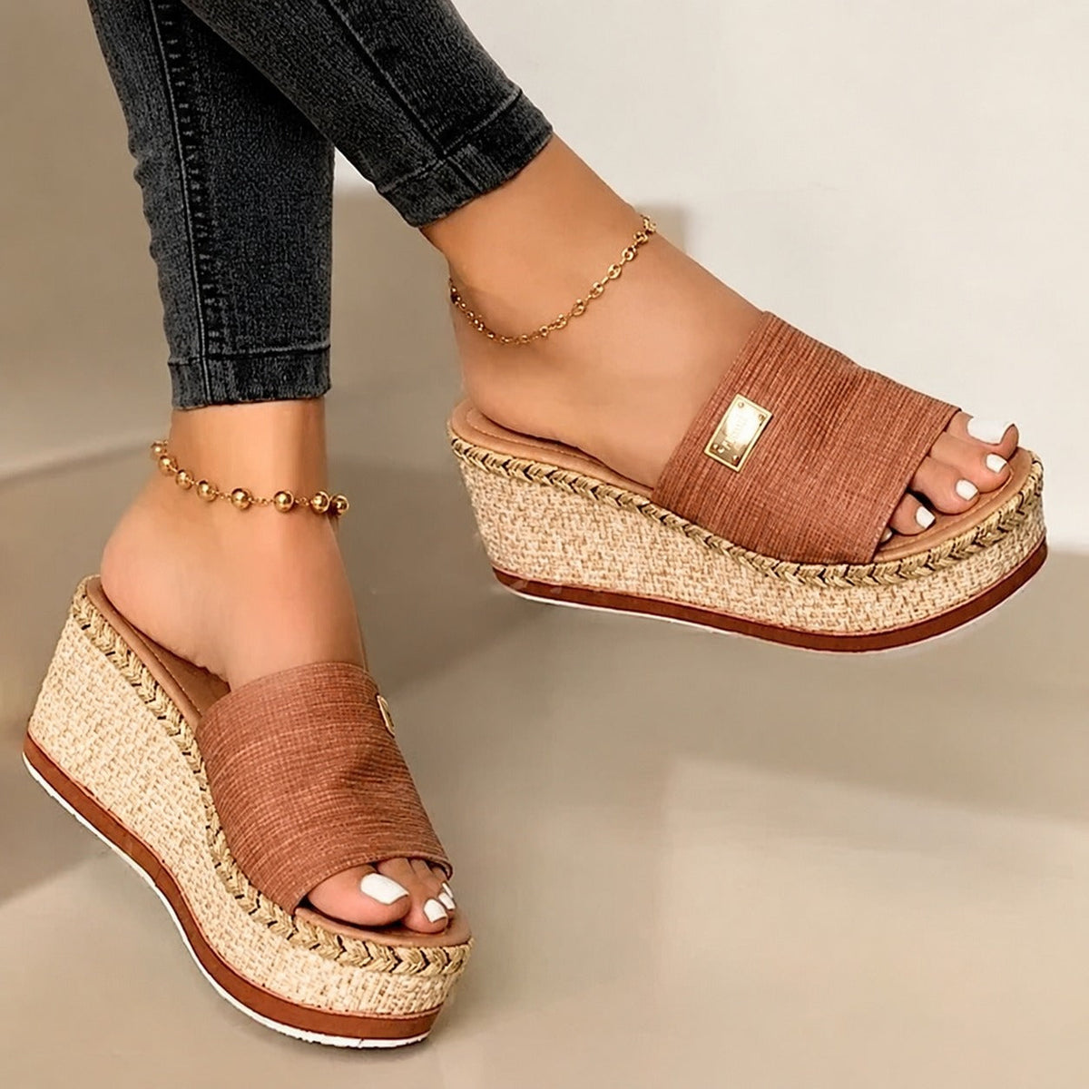 Camilla - Schicke hohe Plattform-Sandalen