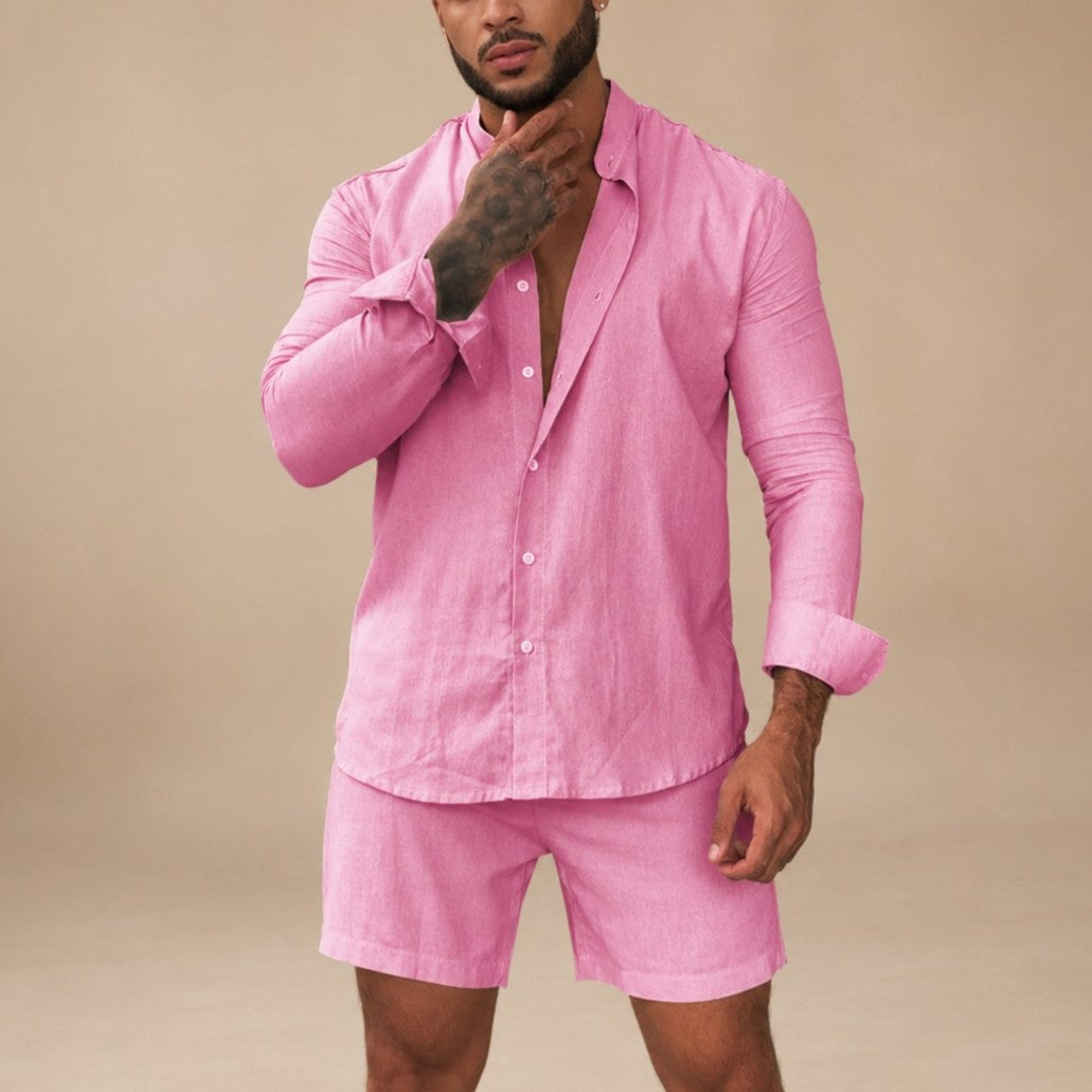 Diego - Lässiges Set mit Hemd und Shorts