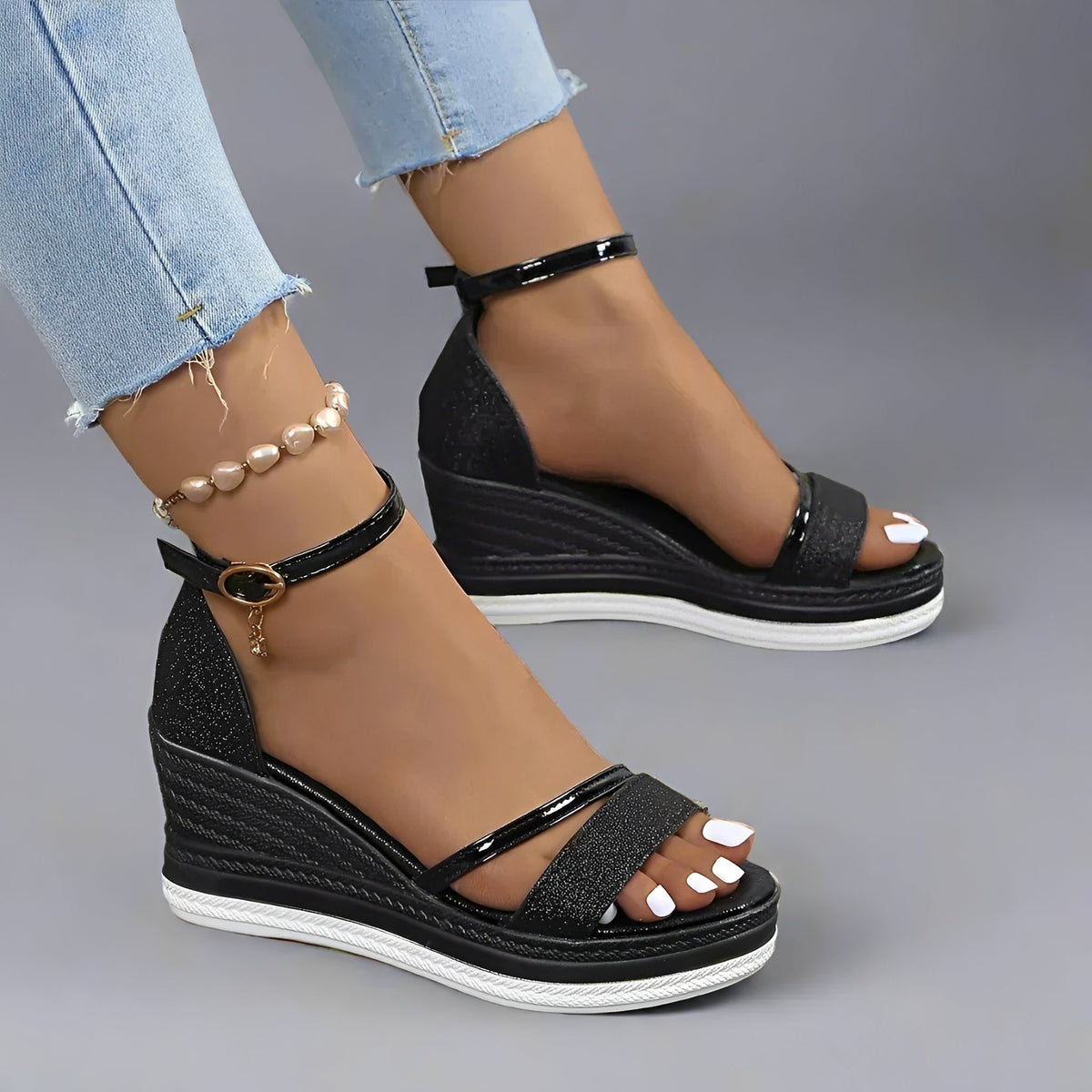 Mildred - Elegante Sandalen mit Verschluss