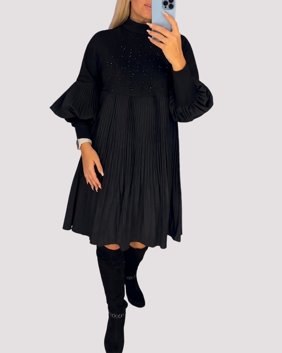 Daisy - Elegantes Kleid mit weiten Ärmeln
