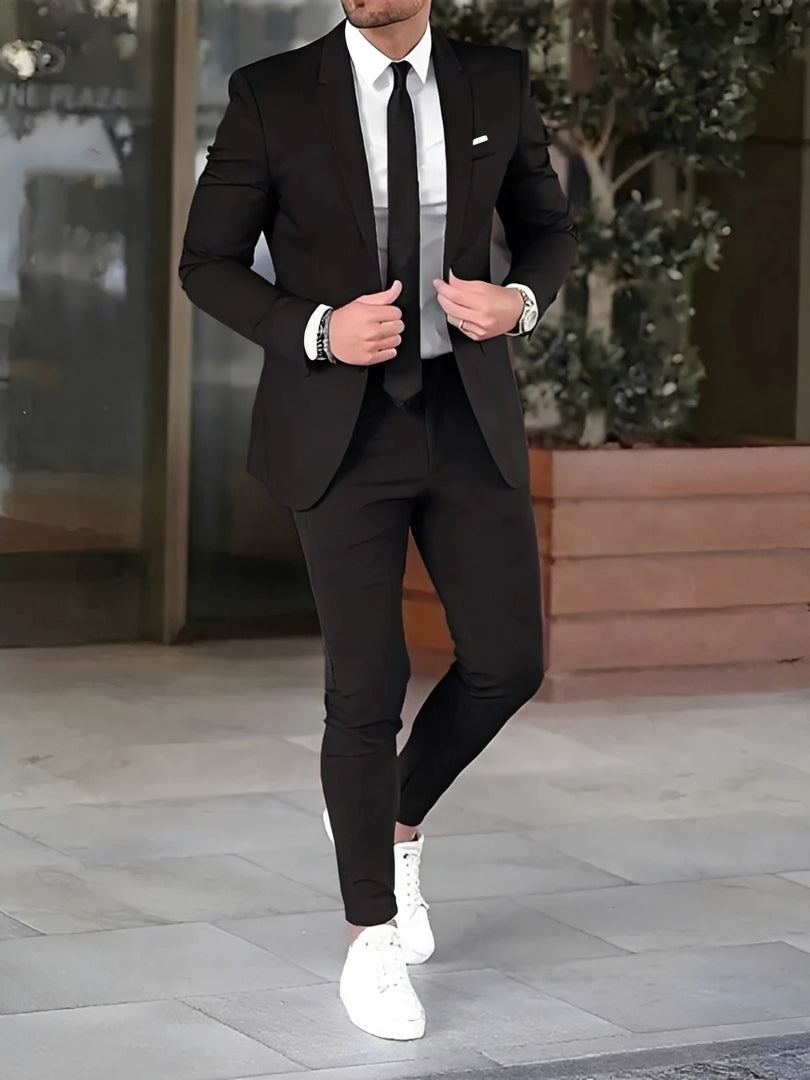 Herren Anzug – Eleganter Slim Fit Anzug für Business, Büro & Anlass