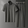 Donny - Komfortables gestreiftes Polo-Set