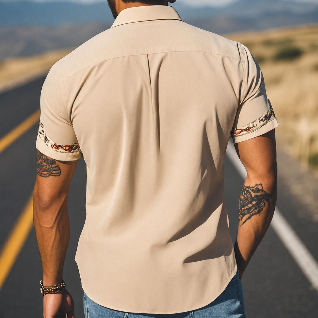Marvin - Traditionelles Shirt mit Verzierungen