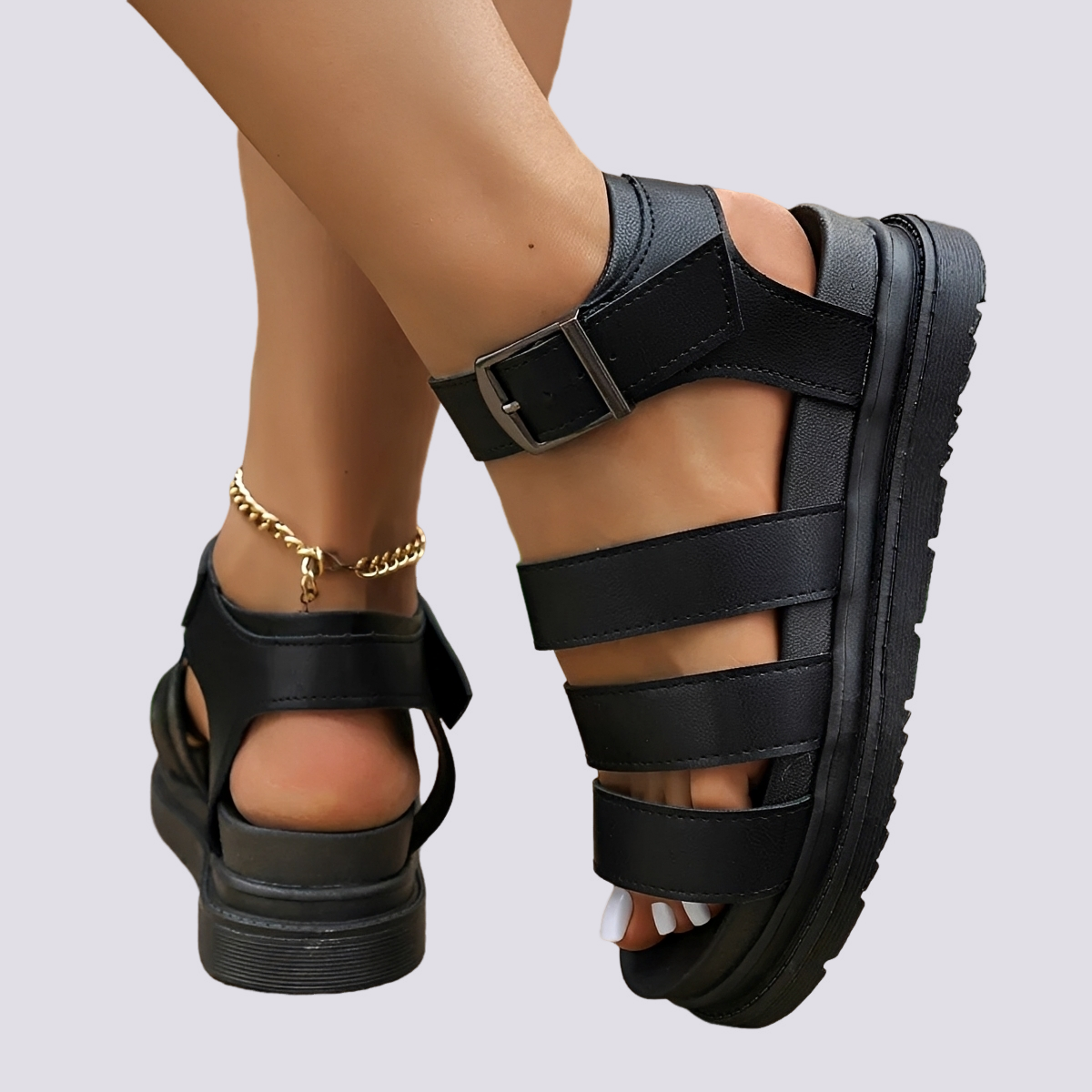 Cassidy - Bequeme Gladiator-Sandalen