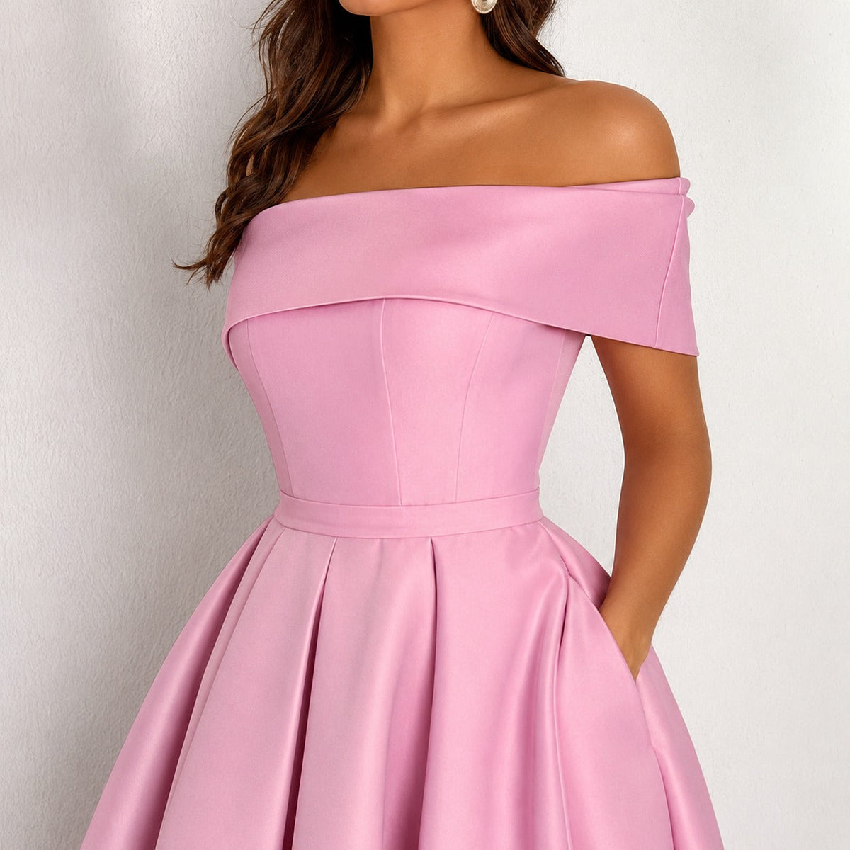 Erika - Schickes Kleid mit offenen Schultern