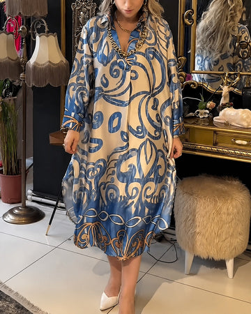 Paula - Elegant geschnittenes, lockeres Kleid