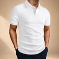 Robyn - Locker geschnittenes Poloshirt mit Muster