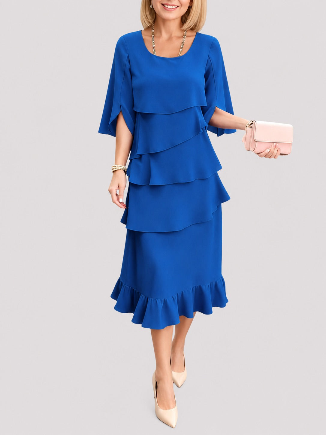 Elisa - Elegantes Lagen-Kleid